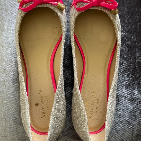 KATE SPADE ballet flats neon pink - Picture 2 of 3